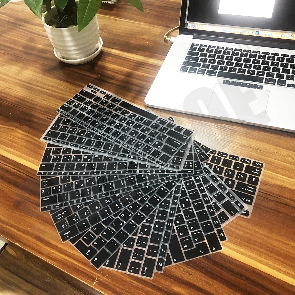 Чехол с русской клавиатурой для ноутбука macbook pro13 touchbar версия США/ЕС 13air A2337A2179 A2159