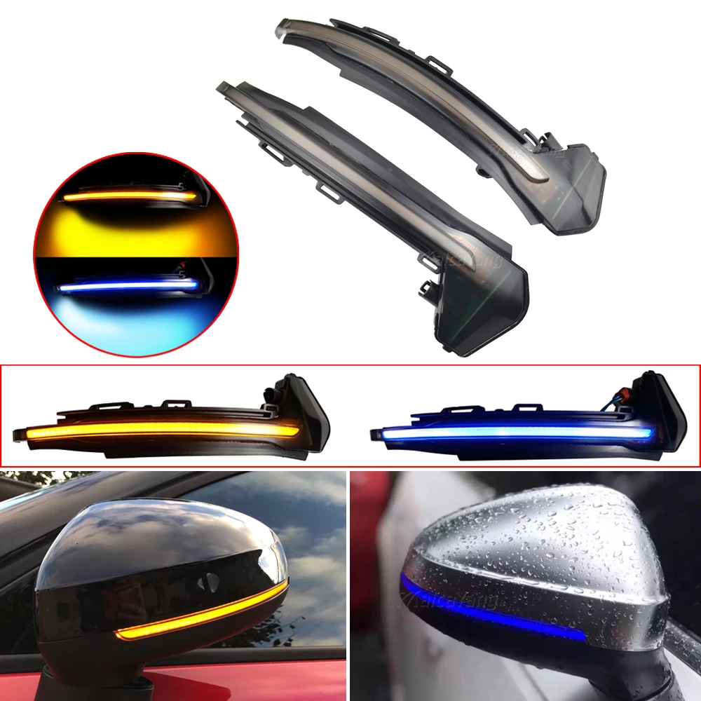 

Светодиодный указатель поворота, Динамический указатель поворота, последовательный зеркальный индикатор бокового крыла для Audi A1 8X 2011 2012 2013...