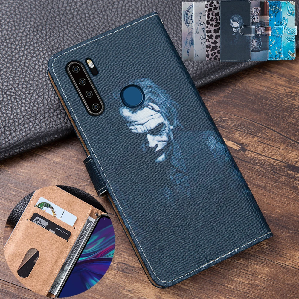 Чехол книжка из кожи с 3d тиснением чехол для телефона Blackview A80 Pro футляр карт