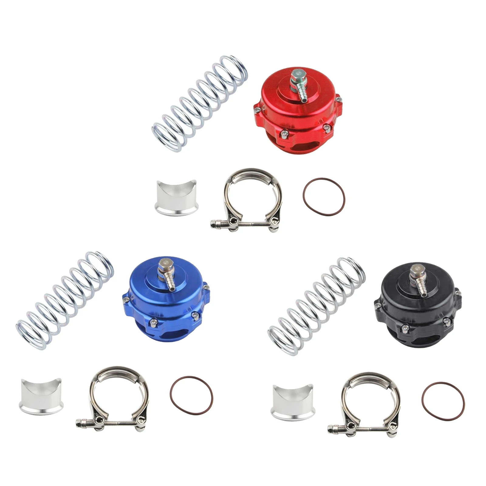 

Universal Jdm 50mm V Band Blow Off Valve BOV Q Series Air Relief Valve w/ Weld On Aluminum No Logo for Tial Flange