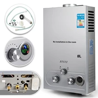 8l lpg hot water heater tankless stainless steel instant boiler shower
