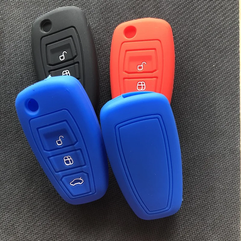 Силиконовый чехол для автомобильного флип брелка Mazda с дистанционным