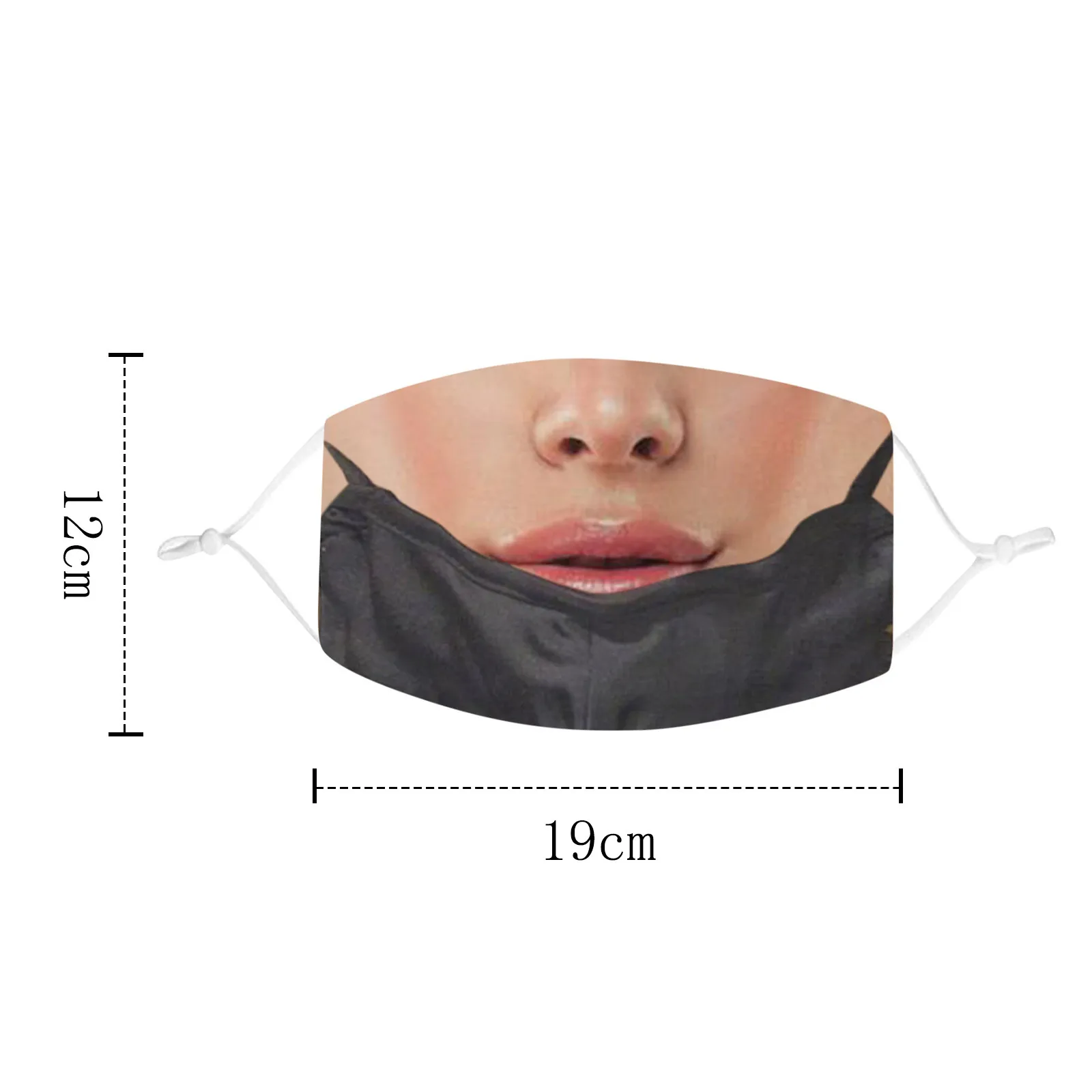

Headband mascarillas masque Adult Outdoor Washable Reuse Face Mask Protection Printing Funny Mouth Mask #