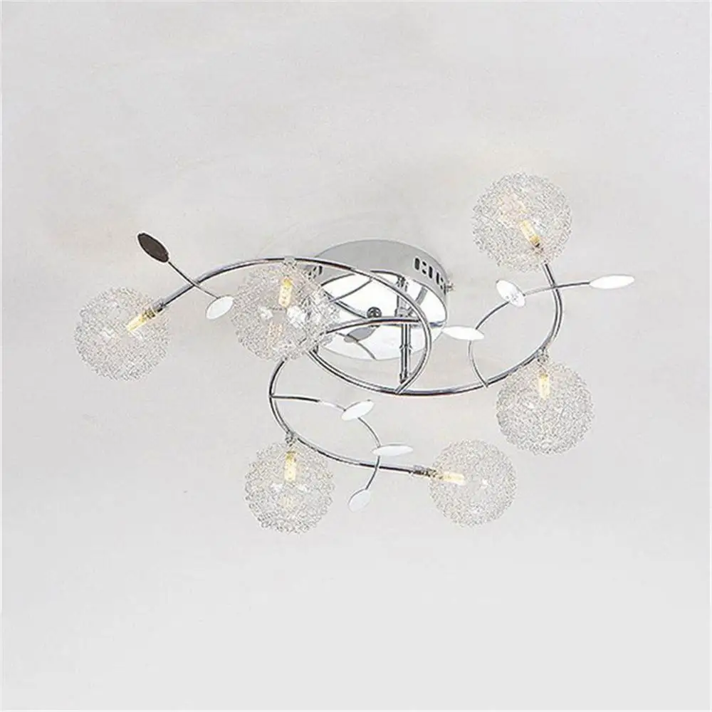 Светодиодный потолочный светильник современный с алюминиевой проволокой люстры