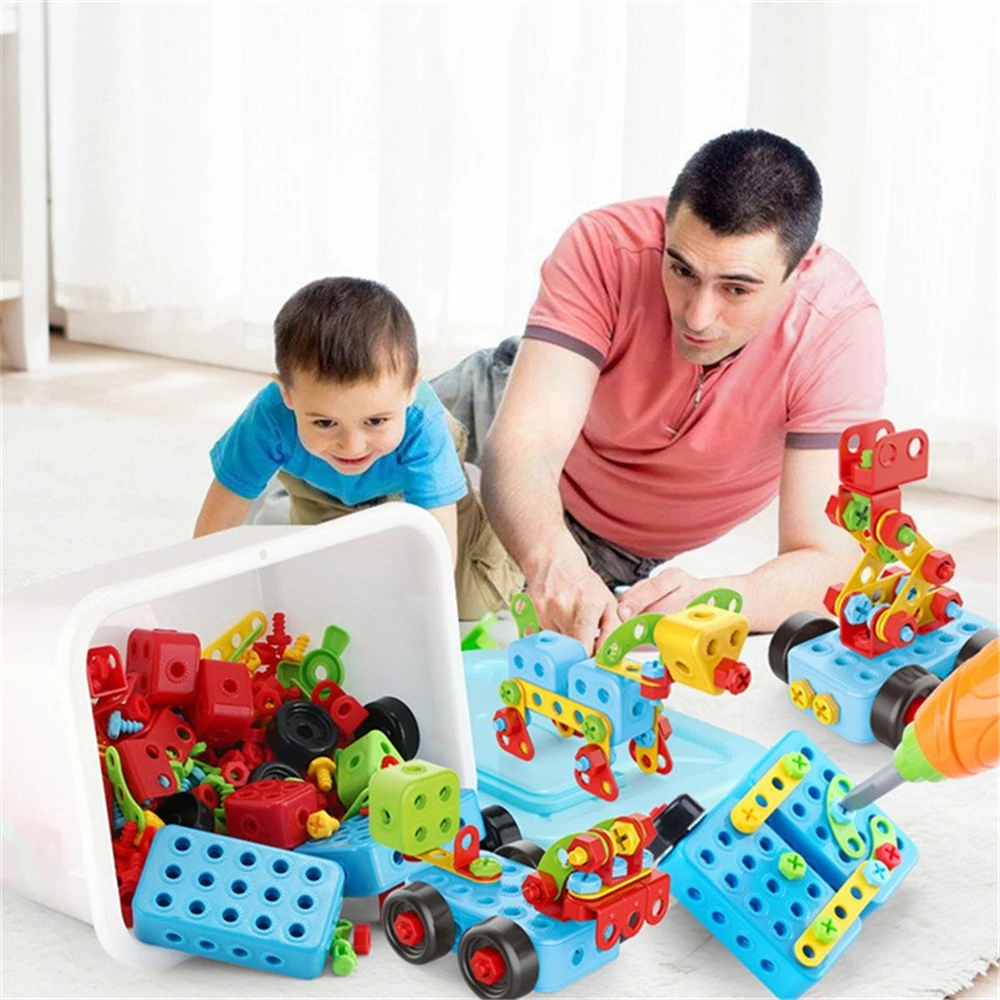

New Children Screw Assembly N Variable Mechanical Series Diy Nut Disassembly Building Block Assembly Toys Children Birthday Gift