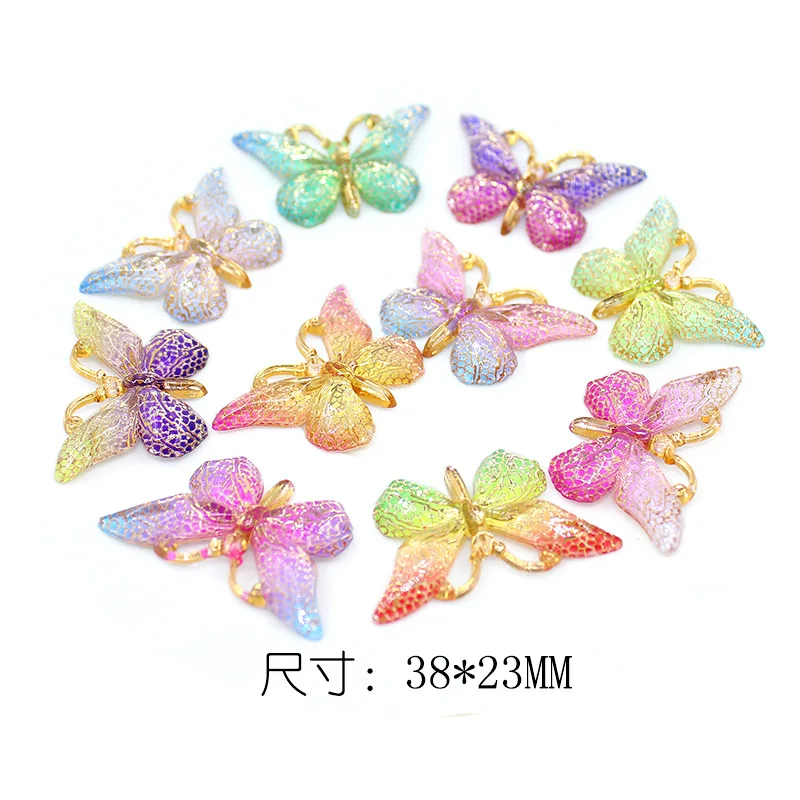 

Dollhouse Accessories Gradient Butterfly Mobile Phone Case Patch