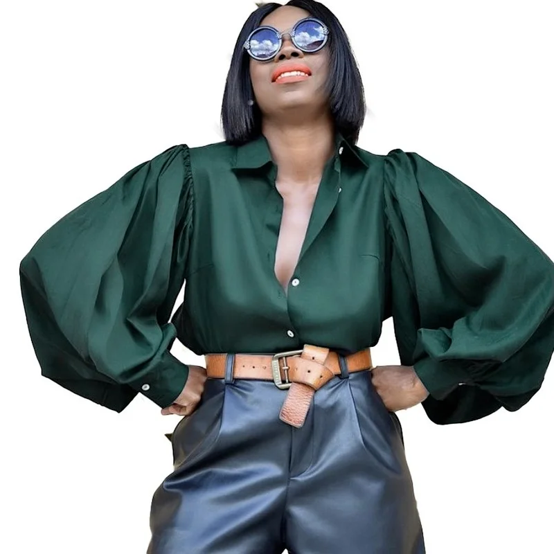 С коротким рукавом с открытой спиной блузка комплект из обуви в африканском