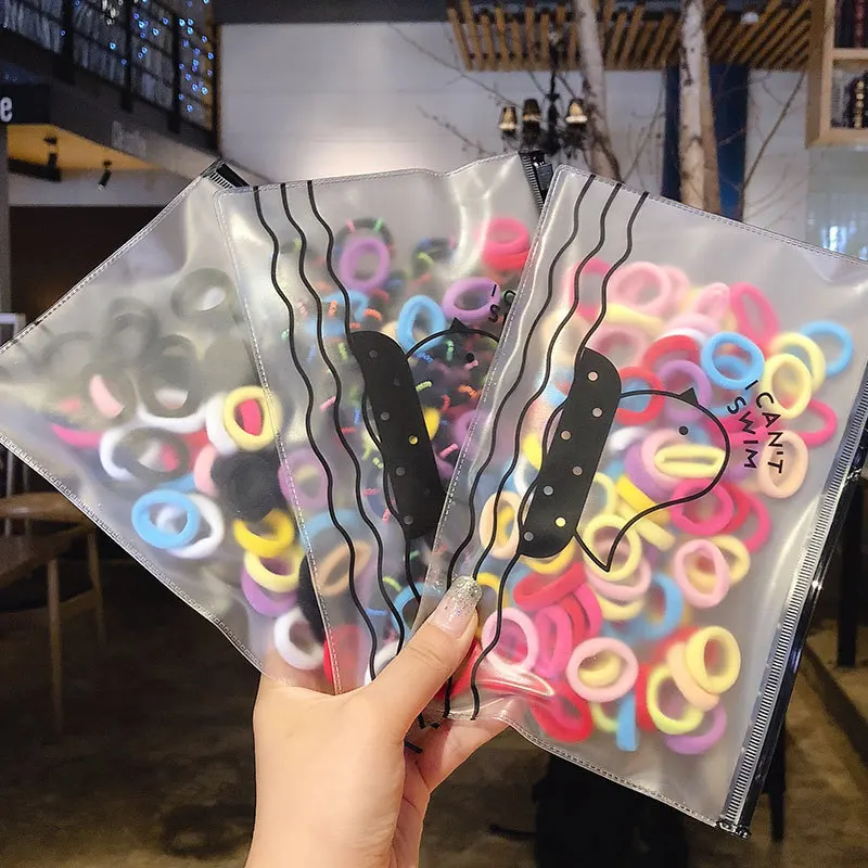 50/100 штук/пакет резинки для волос девочек эластичные волосы группы детей