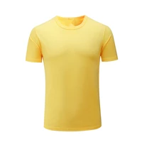 summer mens tops solid color breathable casual large size mens t shirt elastic fabric to wear soft and comfortable cool