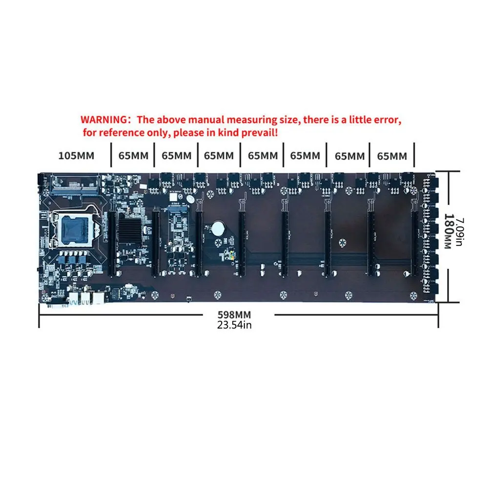 

B75 BTC D8P Online Professional 8 Card 6 Mainboard 3 Generation Memory Support G3900 6789 Generation