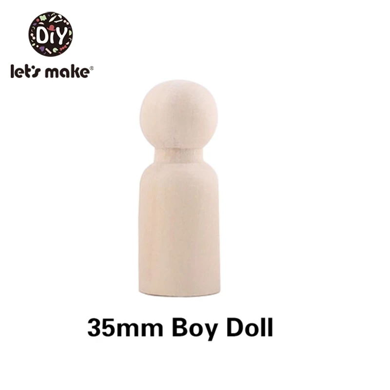 35mm boy 100 шт(35 мм, 43 мм, 55 мм, 65 мм) деревянные колышки для кукол ручной работы DIY деревянная пустая домашняя декоративная кукла для девочек и мальчиков незавершенные мини деревянные куклы - Цвет: 35mm boy