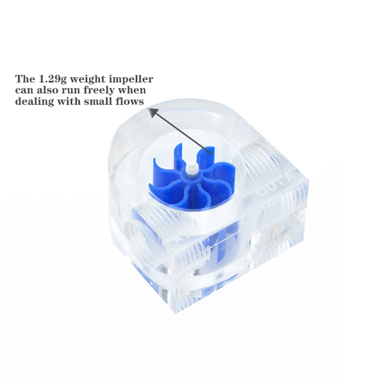 FREEZEMOD LSJ PM2A полукруг компьютер водяного охлаждения жидкостного воды расходомер