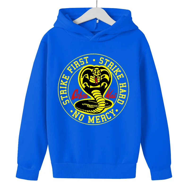 

Kid Cobra Kai Cosplay Jacket Hoodie Print Sweatshirt for Boys Girls Children Casual Tracksuit Long sleeve Pullover Cartoon top