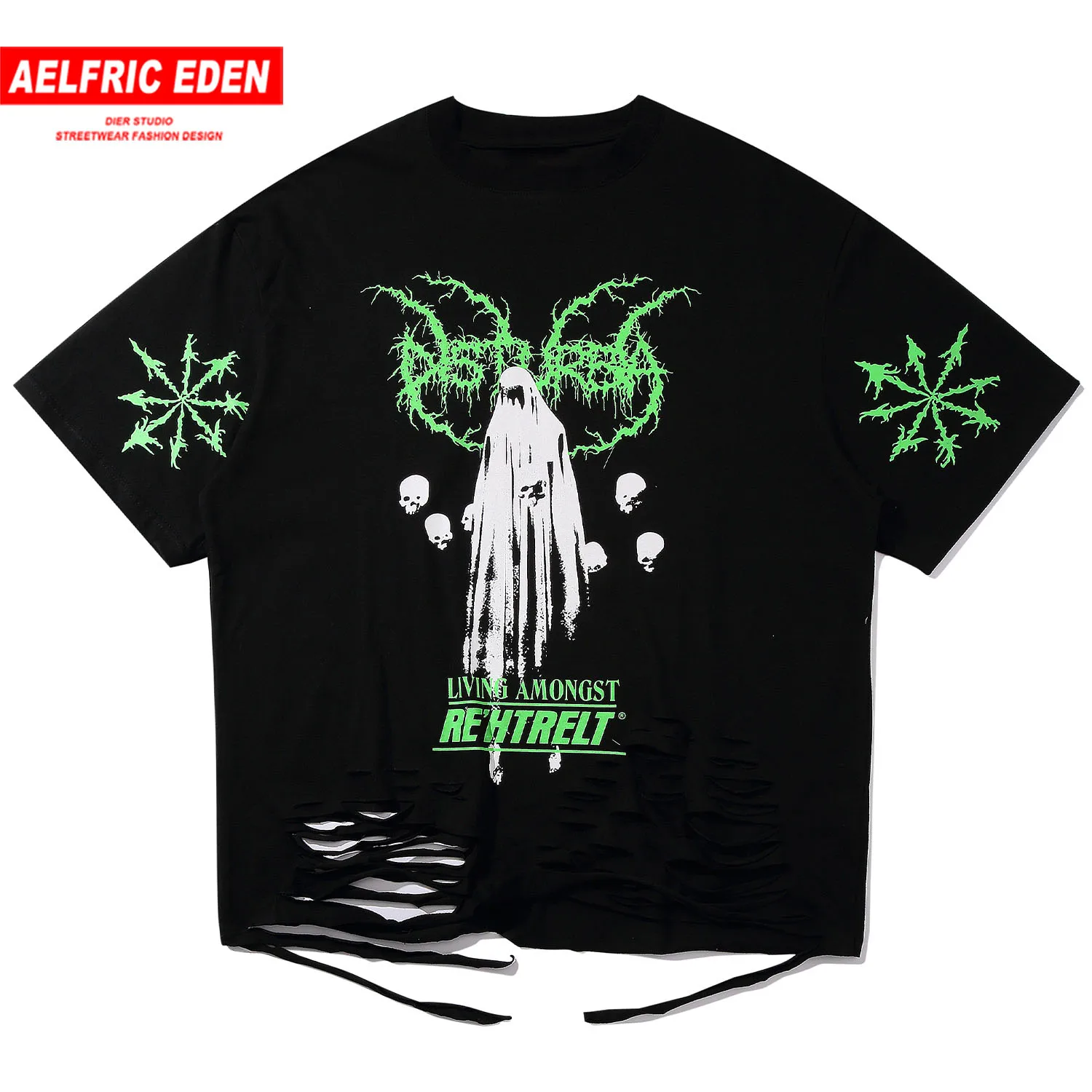 Мужская футболка в стиле хип-хоп с коротким рукавом | одежда