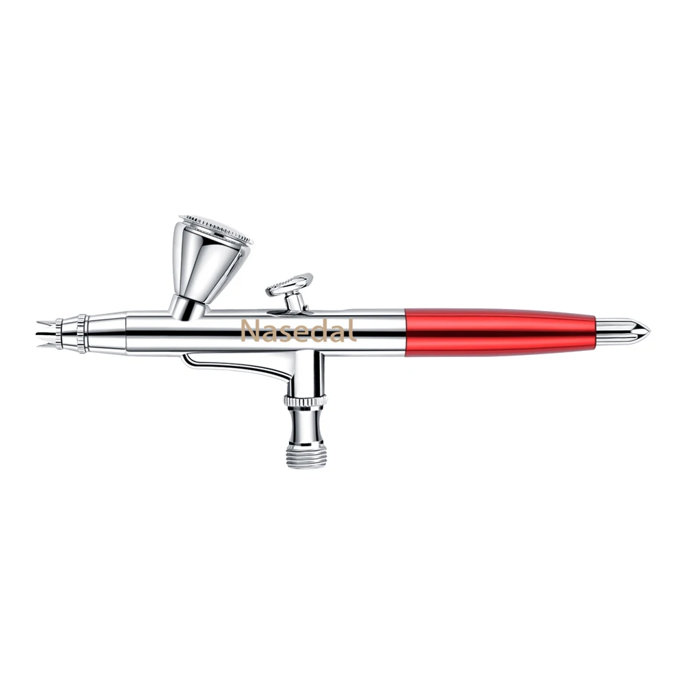 Гравитационный Аэрограф Двойного действия пистолет распылитель 0 3 мм для