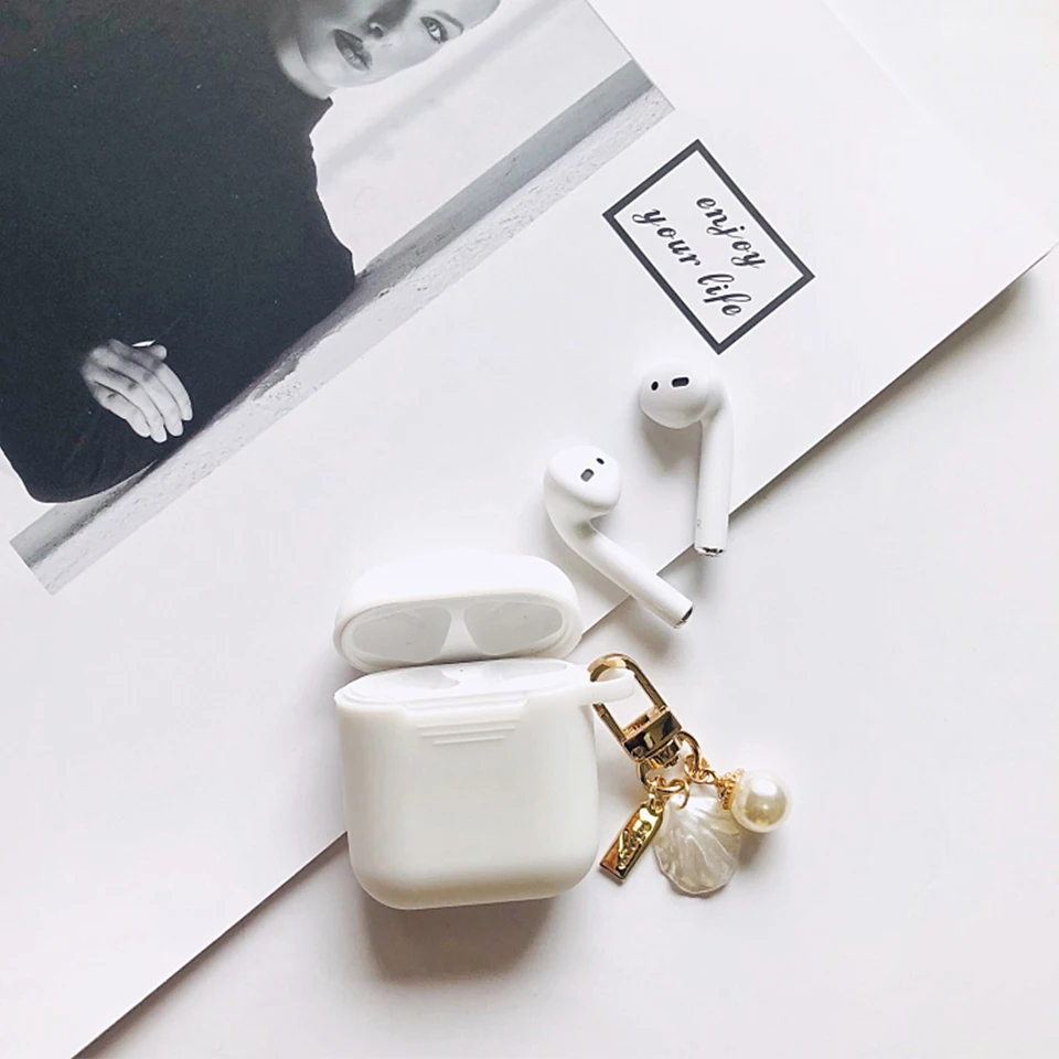 Модный чехол для наушников Apple Airpods 1 2 милый беспроводных Bluetooth наушники
