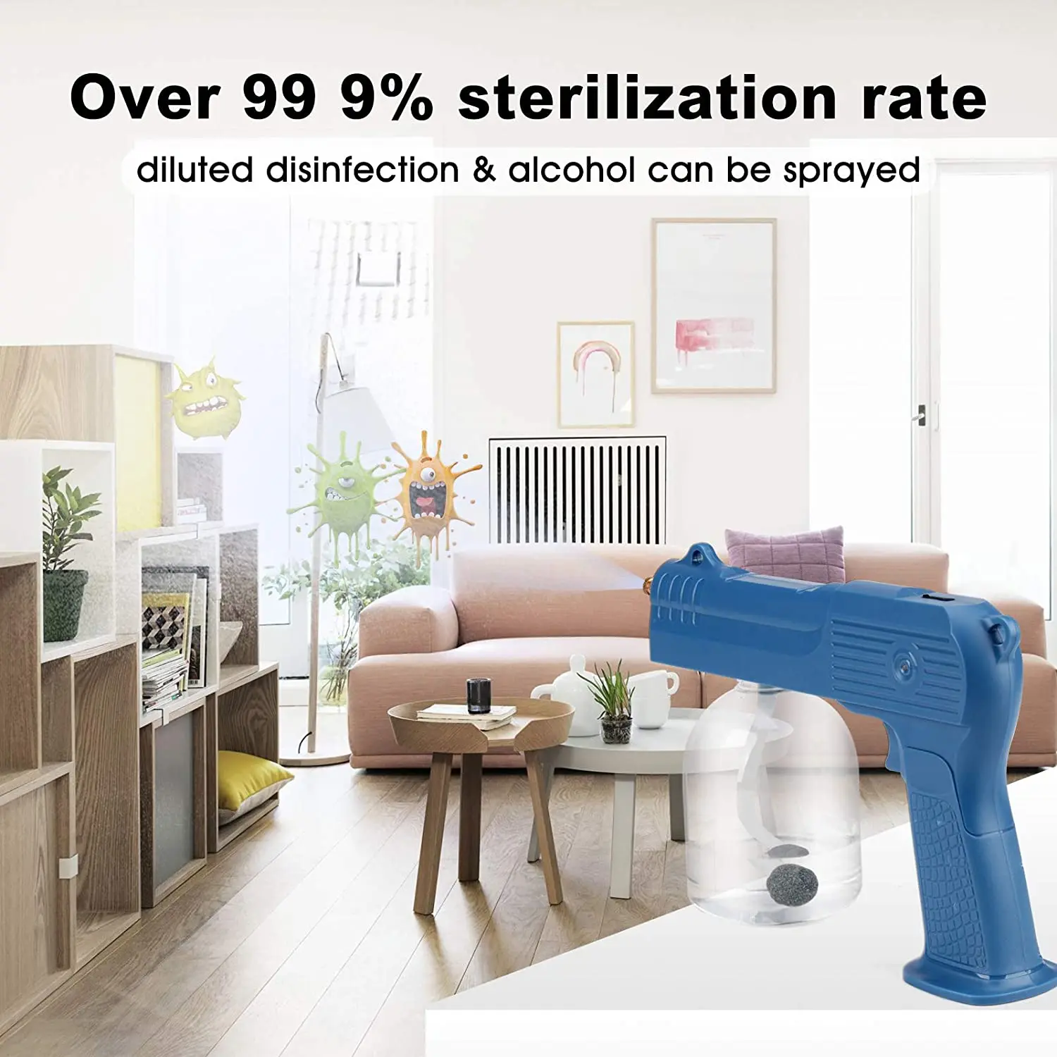 Портативный Беспроводной нано-распылитель домашний паровой аппарат для