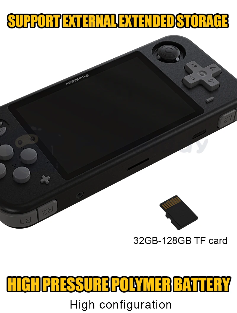 POWKIDDY RGB10 Handheld Retro Game Console 3.5 Inch IPS Screen RK3326 Quad Core For PS N64 Portable Video Games Consoles Player |