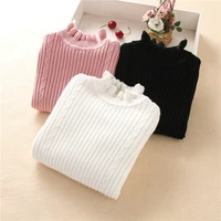 new kids sweaters for girls autumn winter thicken add wool sweater children clothing teenage girls top toddler baby clothes 12y