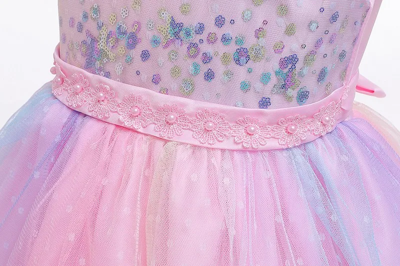 

Retail Newborn Baby Girl Dresses With Sequ Lace Flower Baby Girls Birthday Party Dress Baby Dress For 0-6 Y