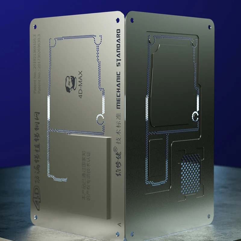 Механический 4D-11 PRO BGA трафарет для iPhone 11/11 Pro/11 Pro Max Nand Flash IC чип средний слой посадки олова