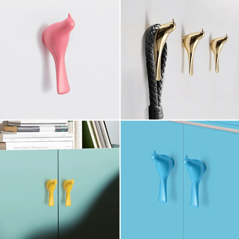 2 шт. настенные крючки для мебели в виде птиц|Ручки шкафа| |