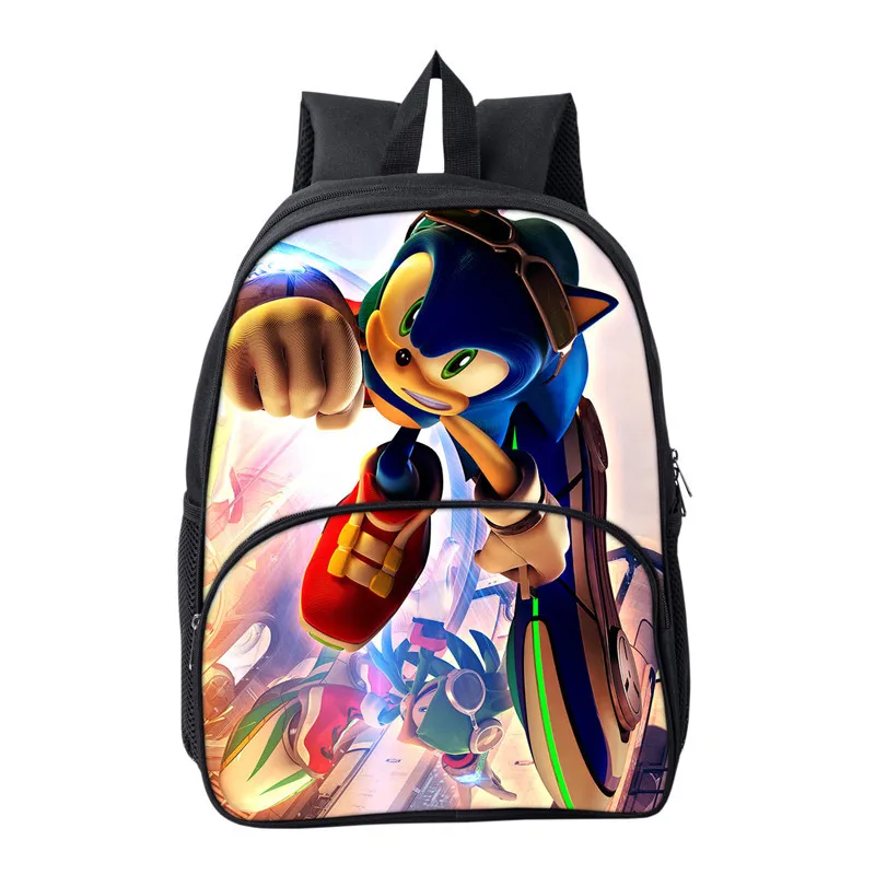 Качественный плюшевый Соник рюкзак для подростков детский мальчиков и девочек