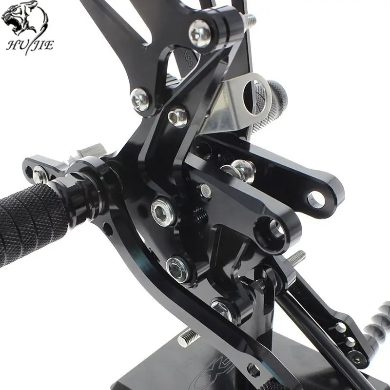 

For Suzuki GSXR 600 750 1000 Motorcycle Foot Pegs CNC Adjustable Rearset Foot Rests GSXR600 GSXR750 GSXR1000 Footrests Footpegs