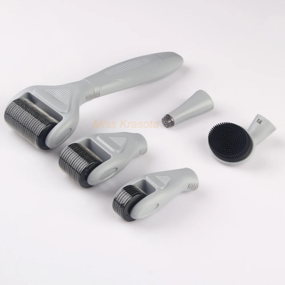 Новинка 6 в 1 набор микро иголок derma roller для кожи вокруг глаз лица и тела Meso Beauty