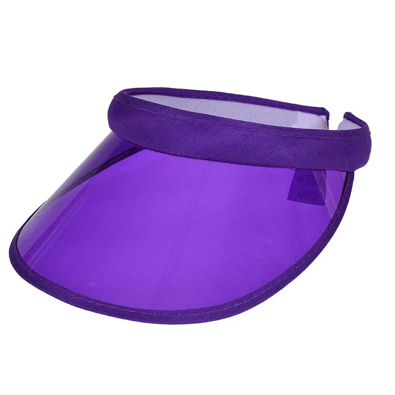 Козырёк от солнца прозрачная пластиковая шляпа карамельных цветов с защитой