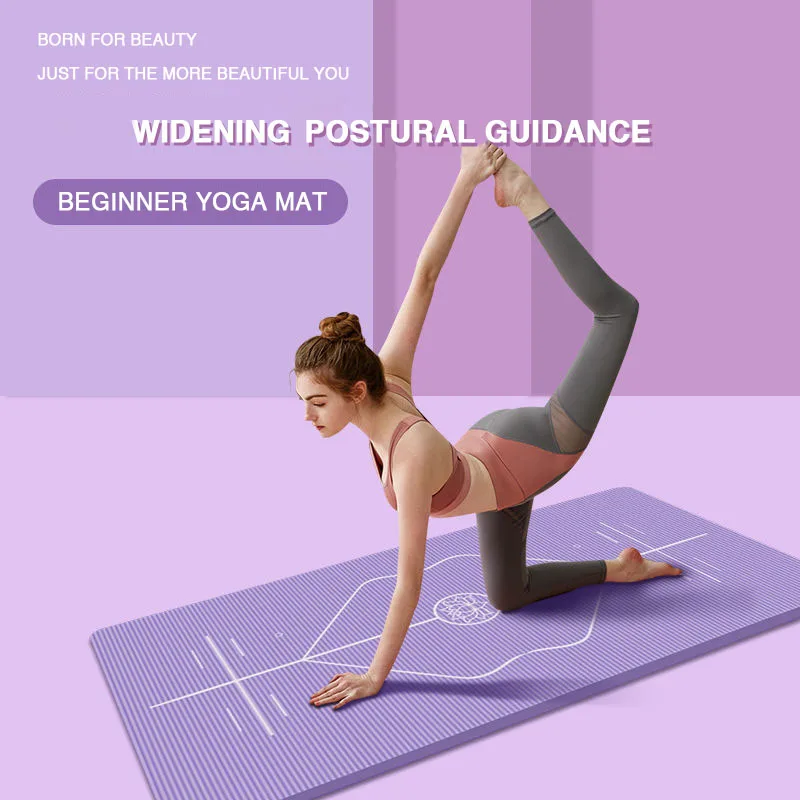 Двухслойный нескользящий коврик для йоги пилатеса спортзала дома 20/15/10 мм | Спорт