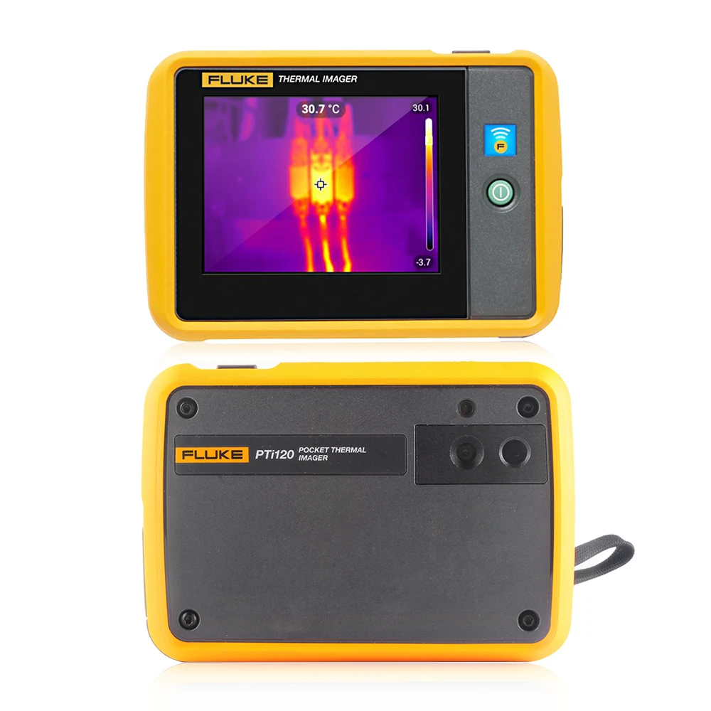 FLUKE PTi120 тепловизор цифровой инфракрасный термометр Карманный тепловая камера ручной инфракрасный тепловизор ИК-изображений Senor термометр