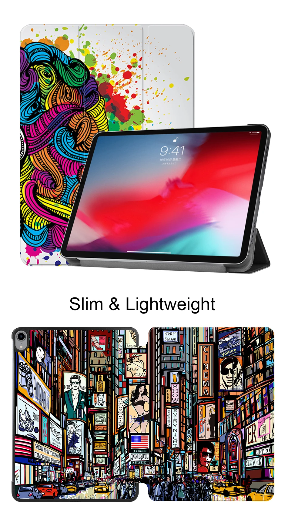 MTT чехол с граффити для iPad Pro, 11 дюймов,, тонкий, из искусственной кожи, магнитный, откидной, откидной, с подставкой, чехол для планшета, чехол A80, A1934, a1989, A2013