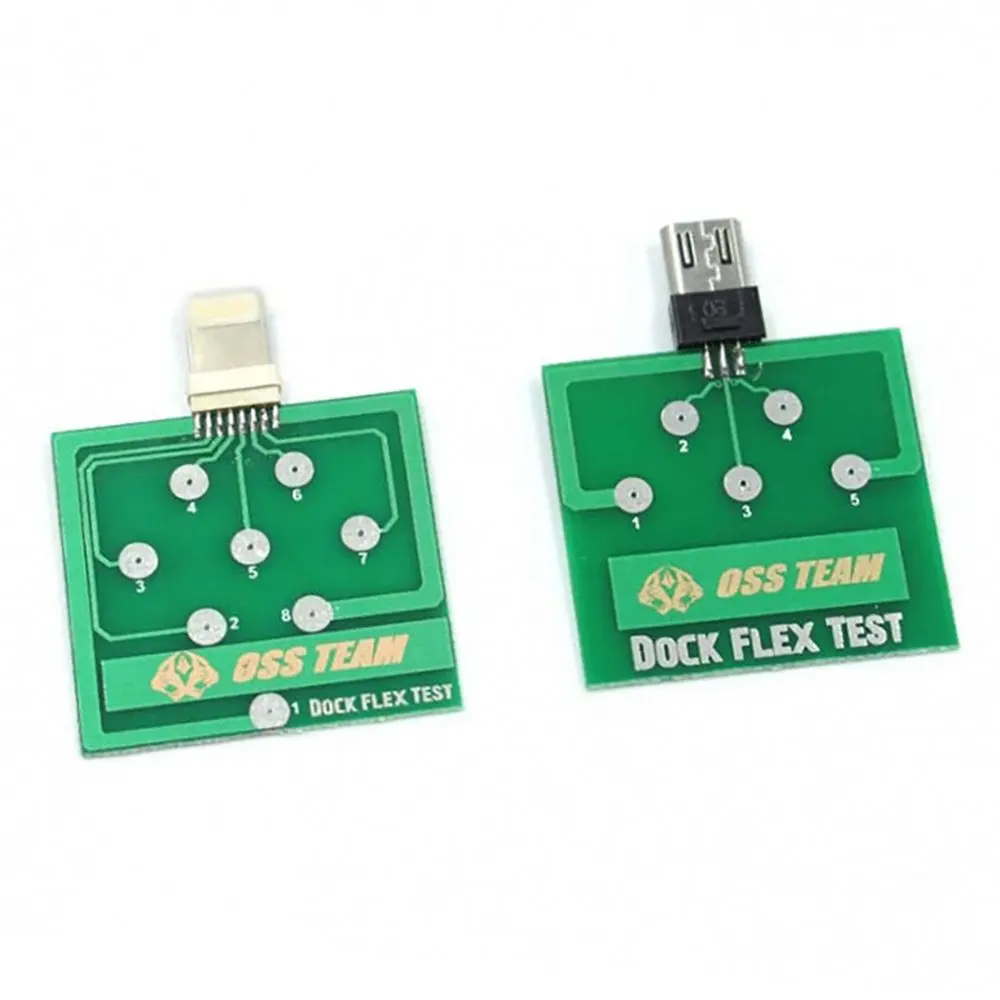 Micro USB док-станция гибкий тест-плата для iPhone 6 7 8 и Android телефон U2 батарея питания
