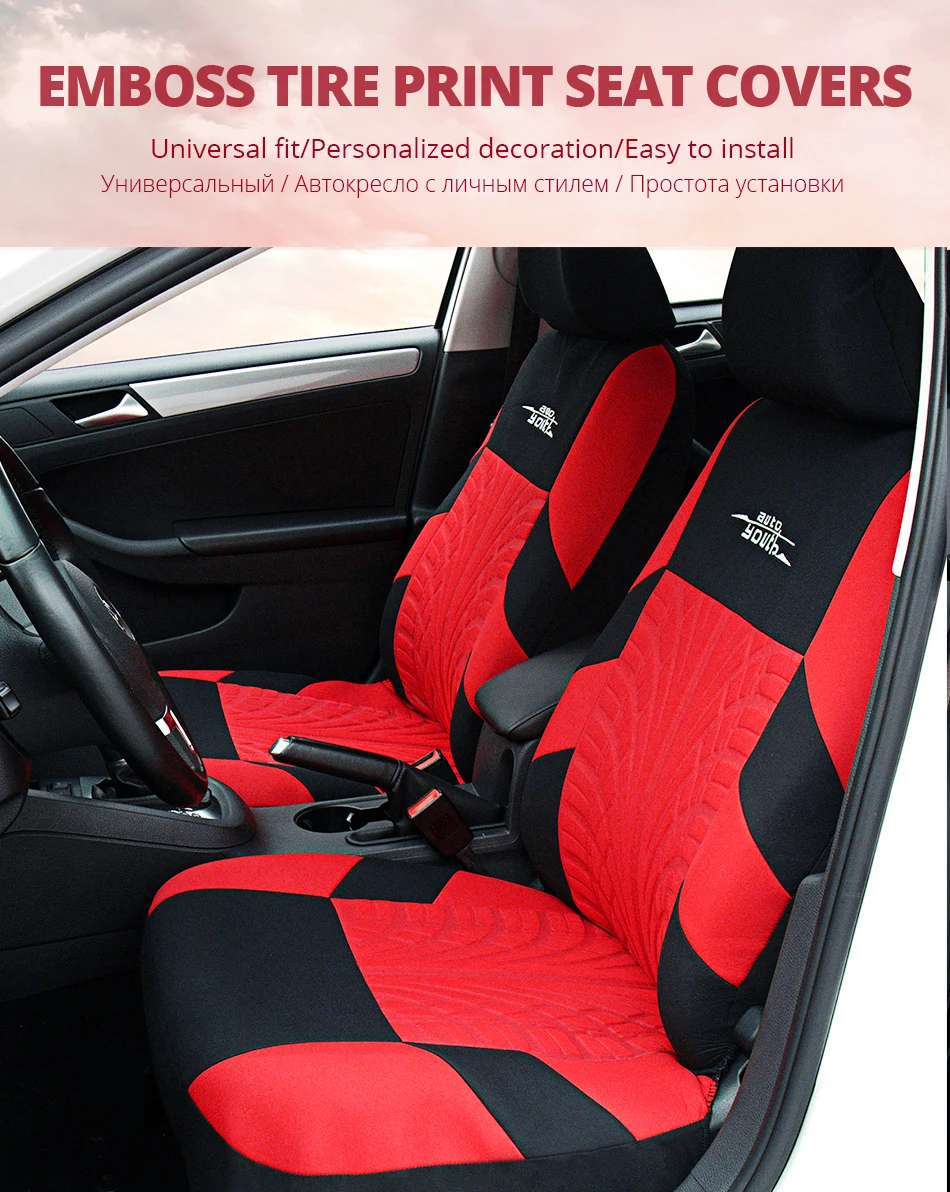 autoyouth universal full set car seat covers fit rear row 21 with track detail style auto seat set protector for most cars free global shipping