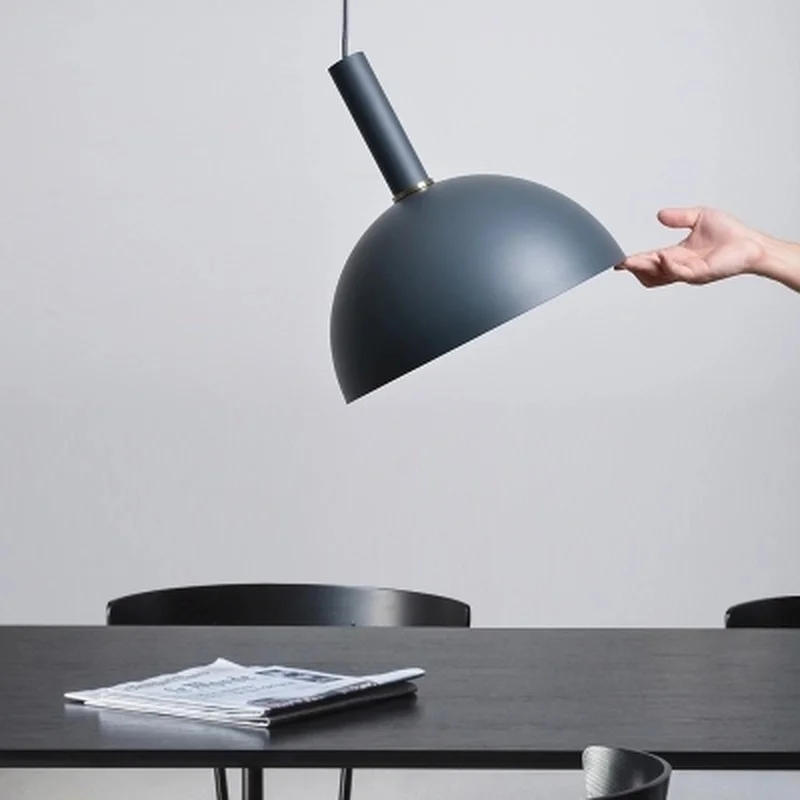 Простые подвесные светильники E27 в скандинавском стиле лофт современные