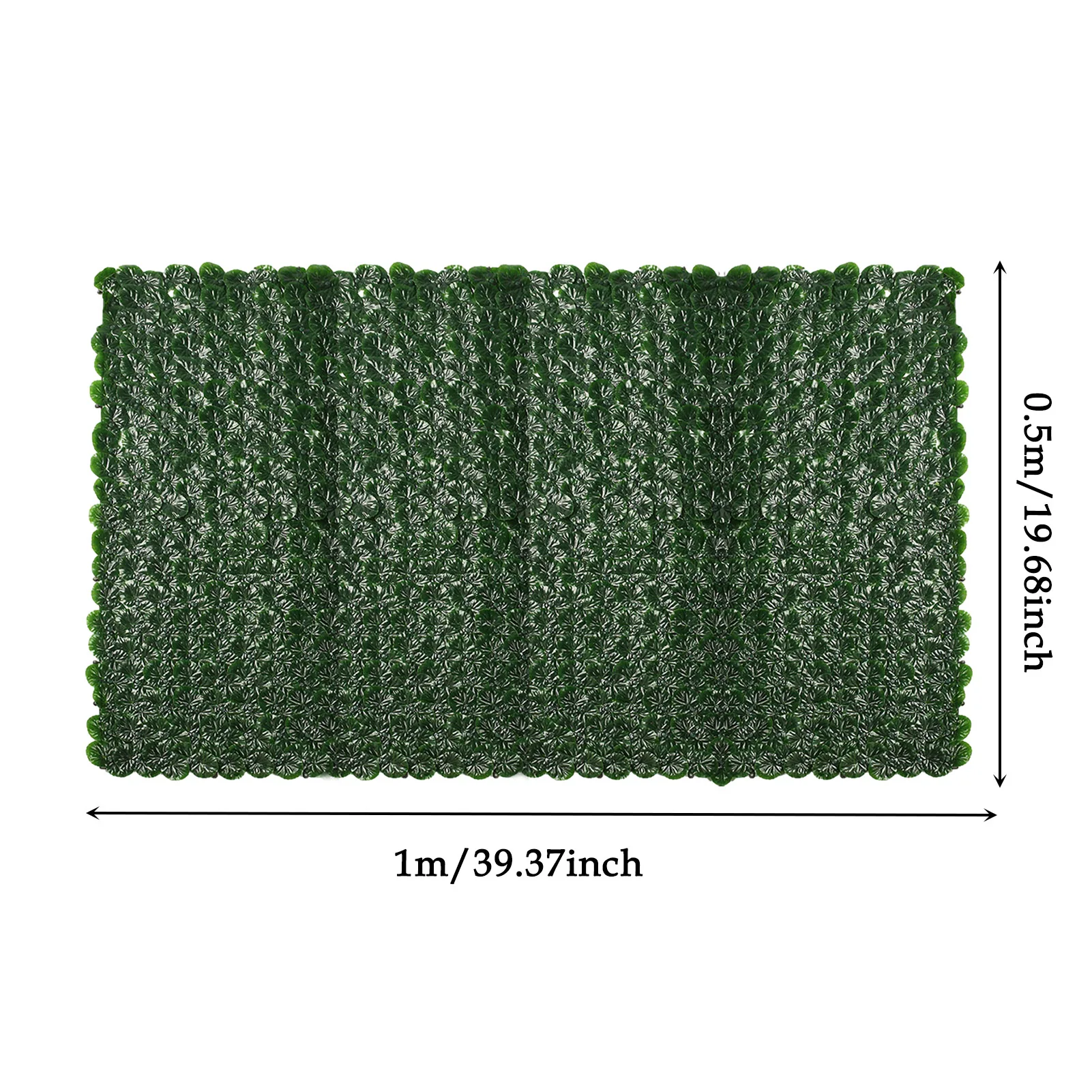 

50CMX1M Artificial Leaf Screening Roll Fence Net UV Fade Protected Privacy Hedging Wall Landscaping Garden Fence Balcony Screen