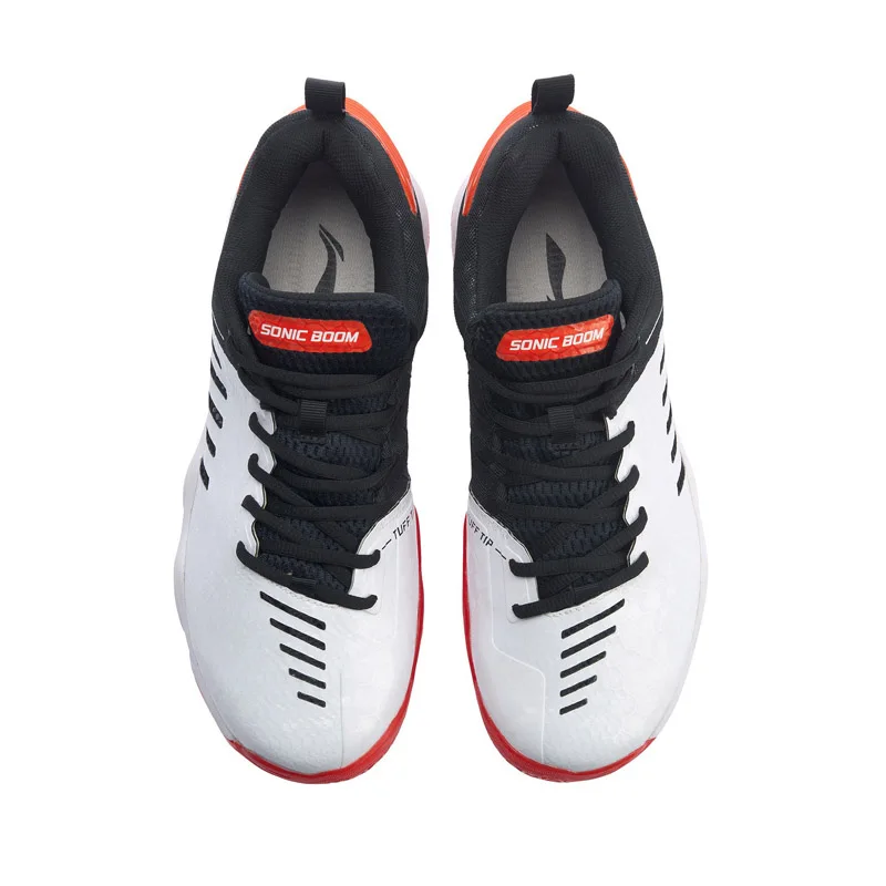 Мужская обувь для бадминтона Li-Ning SONIC BOOM 3,0, профессиональная обувь для бадминтона с углеродной подкладкой, спортивная обувь li ning AYZP009-4