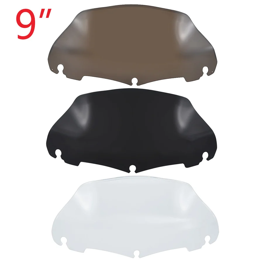 Чехол для лобового стекла с оттенком мотоцикла 9 дюймов Harley Touring Road Glide FLTR 2014 2016