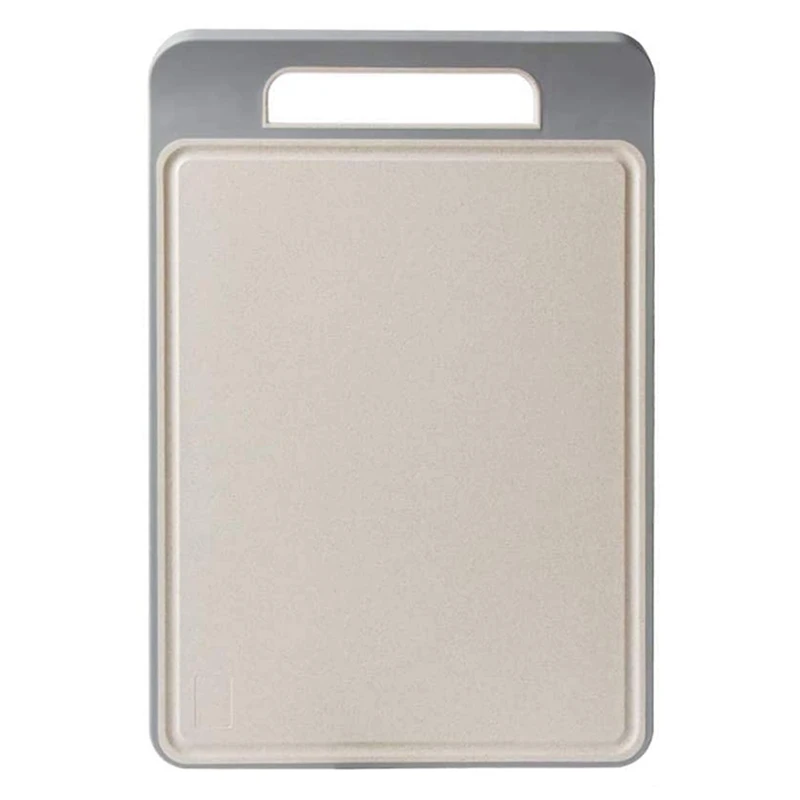 Кухонная разделочная доска пластиковая для мяса и овощей из волокна пшеницы