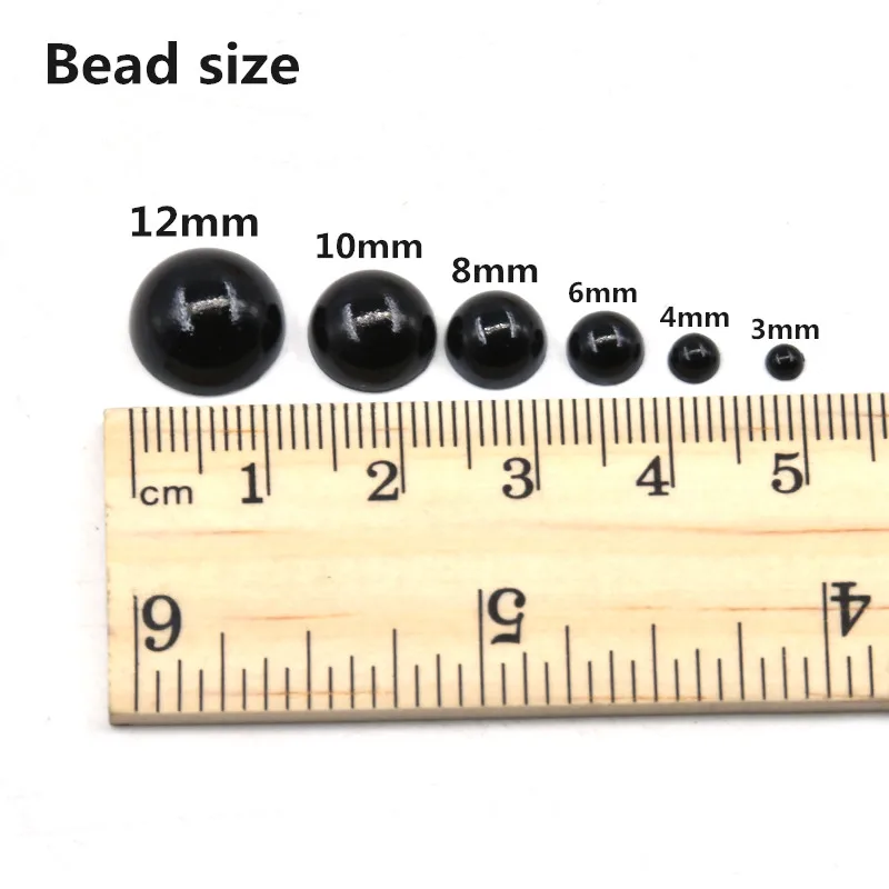 Полукруглые бусины-разделители с имитацией жемчуга 50-1000 шт./лот 3/4/6/8/10/12 мм | Дом и