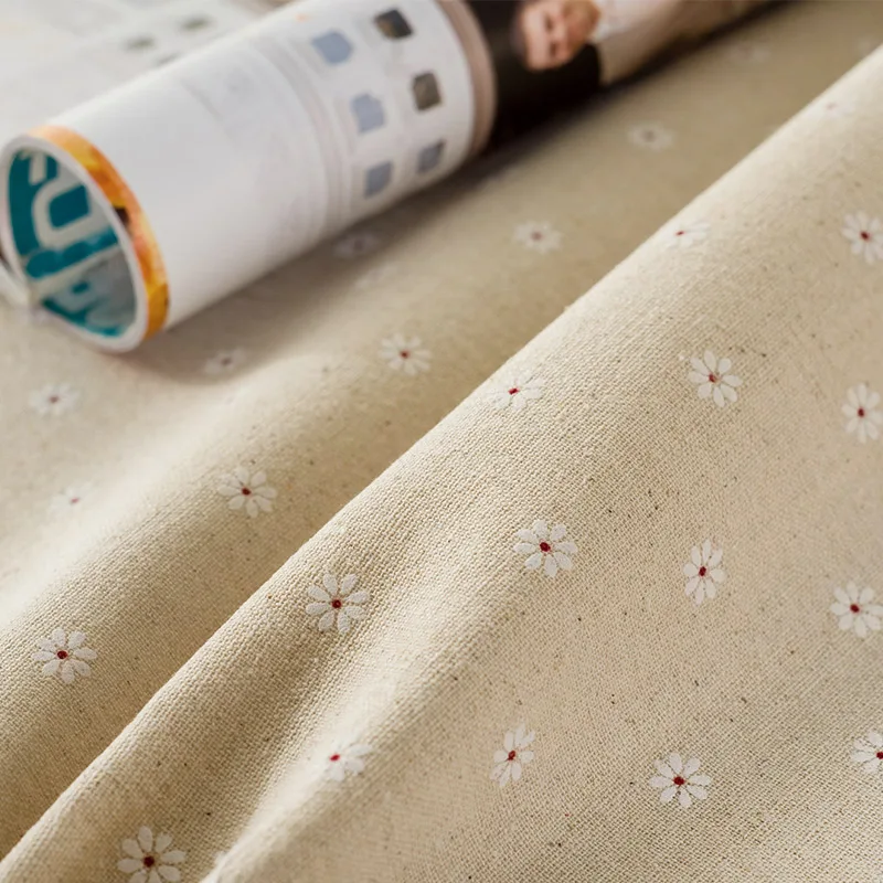 

New Year Flower Decorative Pattern Tablecloth Linen Cotton Table Cloth with Lace Dining Table Cover Furniture Wedding Decoratio
