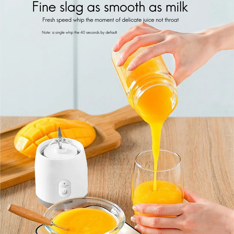 

Portable Electric Blender Machine Fruit Mixers Juicers Fruit Extractor Food Milkshake Multifunction Juice Maker with USB