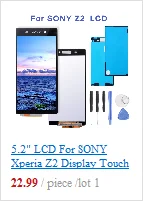 Гарантия 5,2 ''для Sony Xperia Z3 ЖК-дисплей сенсорный экран D6603 Замена для Sony Xperia Z3 lcd Dual D6633