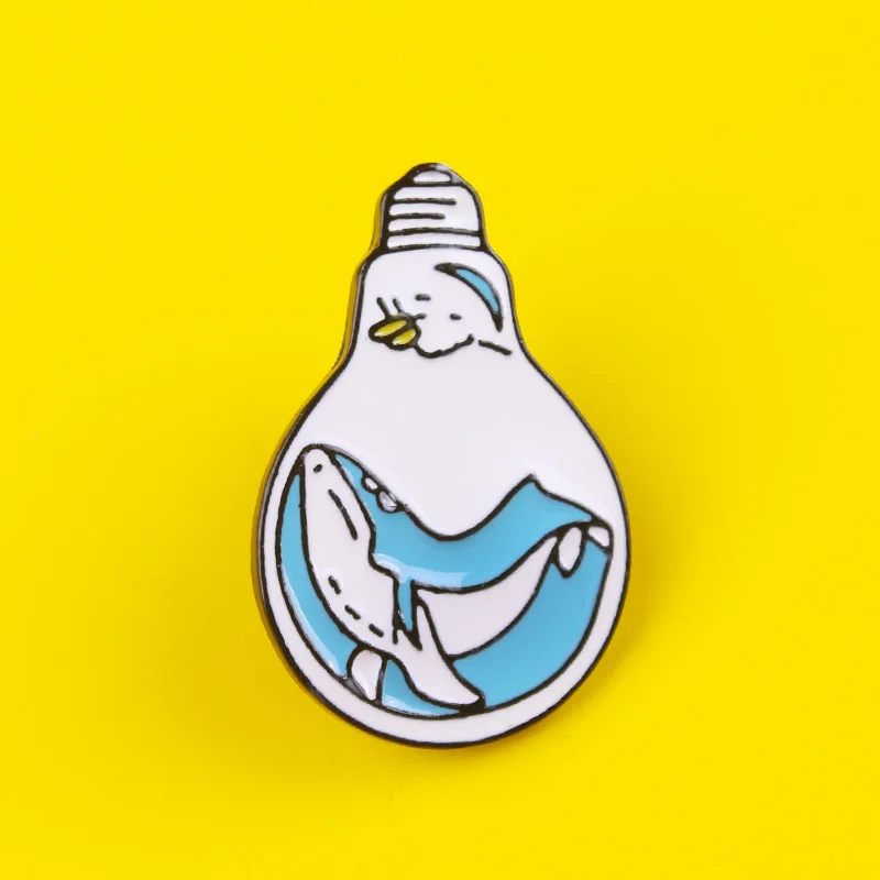 Серии волны шпильки КИТ Броши Зонт бутылка эскимо из сплава металла и цинка