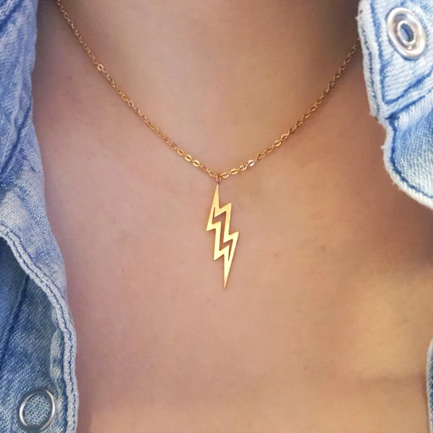 V привлечь Нержавеющая сталь женские Ожерелья для мужчин ювелирных изделий