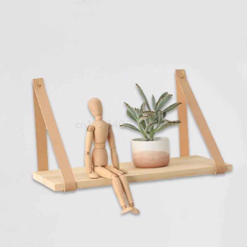 Стена Дерево плавающее каркас хранения держатель Поддержка подвесная полка с