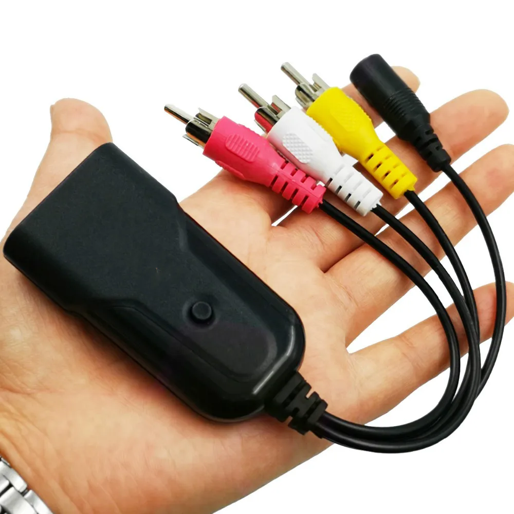 Конвертер для HDMI-совместимый с 3RCA Композитный RCA/AV/CVBS видео аудио адаптер HDMI2AV