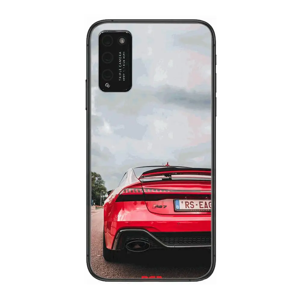 

Sports Cars Male Men Clear Phone Case For Huawei Honor 10 20 30 9 X Pro Lite V 5G RU Black Etui Coque Hoesjes Comic Fashion