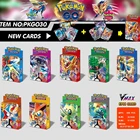 Карты Pokemon Vmax, 25 шт.коркоркор., английская версия, дисплей, Покемон, игра, битва, коллекция, торговая Эпическая карта, детские игрушки